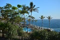 Beautiful tropical coastline scene southern Tenerife.Canary Islands.Spain. Royalty Free Stock Photo