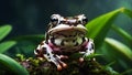 Beautiful tropical frog nature Royalty Free Stock Photo