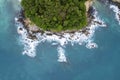 Beautiful tropical island with beach and coconut palm tree, freedom beach phuket