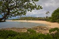 Beautiful tropical Kaanapali Beach in Maui Hawaii Royalty Free Stock Photo