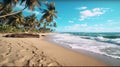 Beautiful tropical landscape beach with green shrub trees 1690445072457 5