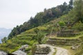 Beautiful tropical landscape of Mount Nepal Himalayas Royalty Free Stock Photo