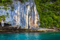 Beautiful tropical limestone islands on Koh Phi Phi Leh Thailand Royalty Free Stock Photo