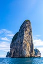 Beautiful tropical limestone islands on Koh Phi Phi Leh Thailand Royalty Free Stock Photo