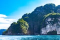 Beautiful tropical limestone islands on Koh Phi Phi Don Thailand Royalty Free Stock Photo