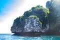 Beautiful tropical limestone islands on Koh Phi Phi Don Thailand Royalty Free Stock Photo