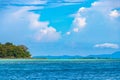 Beautiful tropical limestone islands on Koh Phi Phi Don Thailand Royalty Free Stock Photo