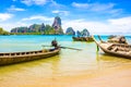 Beautiful tropical paradise Railay beach in Krabi Thailand Royalty Free Stock Photo