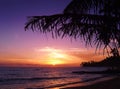 Beautiful tropical sunset