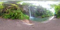 Beautiful tropical waterfall Camiguin, Philippines. 360VR