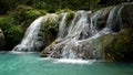 Beautiful tropical waterfall. Philippines, Mindanao.