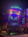 Beautiful truck known as phadao ka shehzada in gilgit baltistan Fully decorated its like bride prepared for weeding