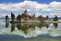 Beautiful Tuff columns at South Tufa, Mono Lake - California Royalty Free Stock Photo