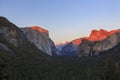 The Beautiful Tunnel View of Yosemite Royalty Free Stock Photo