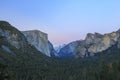 The Beautiful Tunnel View of Yosemite Royalty Free Stock Photo