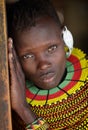 Beautiful Turkana woman Loyangalani, Kenya. Royalty Free Stock Photo
