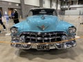 Beautiful Turquiose Vintage Cadillac at the Auto Show in Washington DC