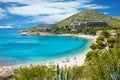 Beautiful turquoise beach in Mlini, Croatia Royalty Free Stock Photo