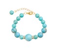 Beautiful turquoise bead bracelet