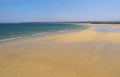 Long beach near Hayle Cornwall England