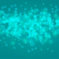 Beautiful turquoise bokeh abstract background Royalty Free Stock Photo