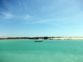 Beautiful turquoise lake north of Broome