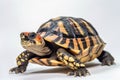 Beautiful turtle isolated on white background