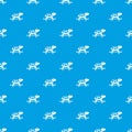 Beautiful turtle pattern vector seamless blue