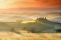 Beautiful tuscan landscape view