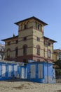 Beautiful Tuscan style seaside villa in San Vincenzo Livorno Italy Royalty Free Stock Photo