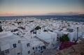 beautiful twilight over Mykonos town Mykonos island, Cyclades archipelago, Greece