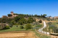 Beautiful typical countryside summer landscape