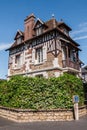 Beautiful typical house in Cabourg, Normandy, France