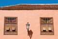 Historical windows - Beautiful typical spanish colonial architecture, Tenerife, Canary Islands