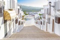 Beautiful and typical street in Osuna. Ducal town declared a Historic-Artistic Site. Province of Seville. Southern Spain. Royalty Free Stock Photo