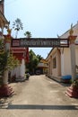 Beautiful ubosot, Thai temple named Wat Koh Hong, Nakhon Sawan Province, Thailand, March 1, 2022.