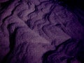 Beautiful ultraviolet snow texture, formed by the winter wind. Waves and Dunes Royalty Free Stock Photo