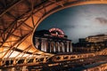 Beautiful Union Station of Denver Colorado . Royalty Free Stock Photo