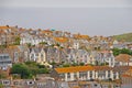 Beautiful and unique architecture of houses in St Ives Cornwall Royalty Free Stock Photo