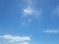 Beautiful and Unique Cloud in the Blue Sky Royalty Free Stock Photo