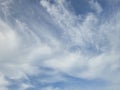 Beautiful and Unique Cloud in the Blue Sky Royalty Free Stock Photo