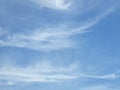 Beautiful and Unique Cloud in the Blue Sky Royalty Free Stock Photo