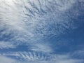 Beautiful and Unique Cloud in the Blue Sky Royalty Free Stock Photo