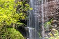 Beautiful , unique, crystal clear small waterfall in Transylvania, Romania