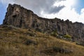 Beautiful unique landscape in Ihlara valley in Cappadocia, most famous valley in Turkey Royalty Free Stock Photo