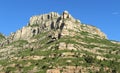 Beautiful unusual shaped mountain rock formations of Montserrat, Spain Royalty Free Stock Photo