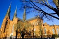 Beautiful Uppsala cathedral in sweden Royalty Free Stock Photo