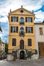 Beautiful urban scenery with colorful buildings in the old town of Annecy, Haute Savoie, France