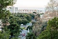 Beautiful urban view of the city of Genoa in Italy