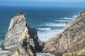 Beautiful Ursa beach with its colossal rock formations Royalty Free Stock Photo